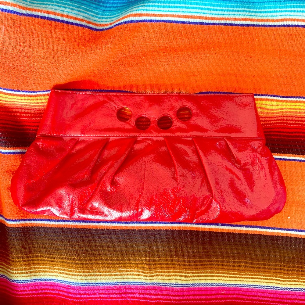 LULU Red clutch